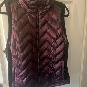 Calvin Klein Women's Quilted Vest - Deep Purple